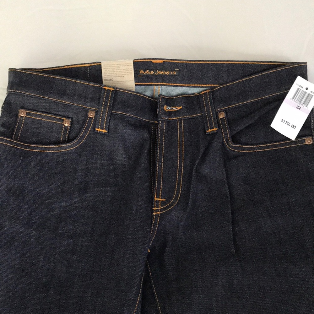 Men’s dark denim nudie jeans NWT size 32